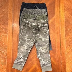 Cat & Jack Boys Pull-On Joggers - 2T, lot of 4